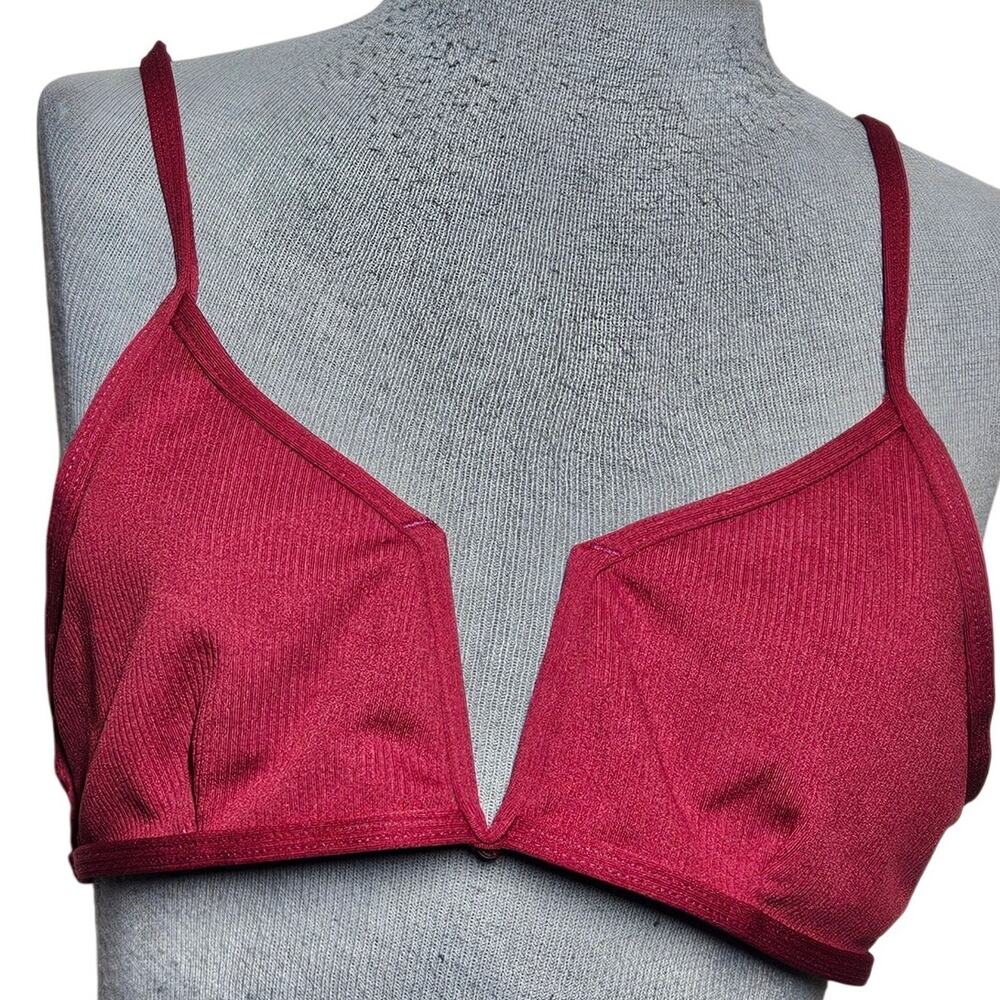 Red Bikini Top Size 10